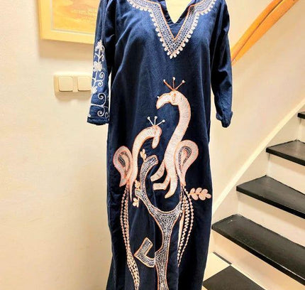 Vintage Kaftan Maxi Dress - Yatva