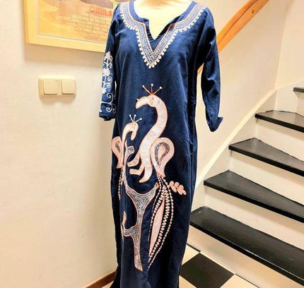 Vintage Kaftan Maxi Dress - Yatva