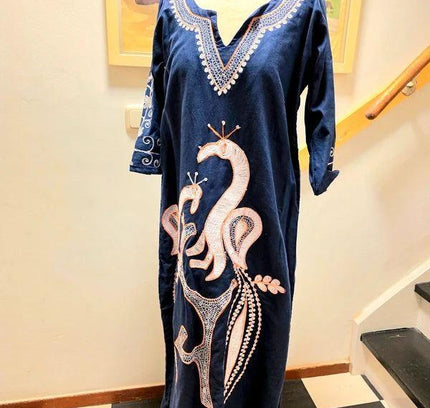 Vintage Kaftan Maxi Dress - Yatva