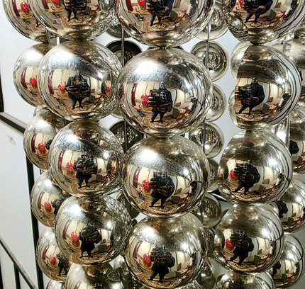 Vintage Kare Design Chrome Bubble Floor Lamp – 1980s Space Age Iconic Luminaire - Yatva