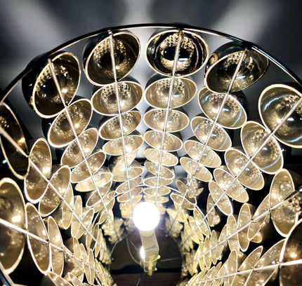 Vintage Kare Design Chrome Bubble Floor Lamp – 1980s Space Age Iconic Luminaire - Yatva
