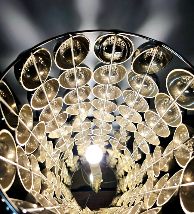 Vintage Kare Design Chrome Bubble Floor Lamp – 1980s Space Age Iconic Luminaire - Yatva