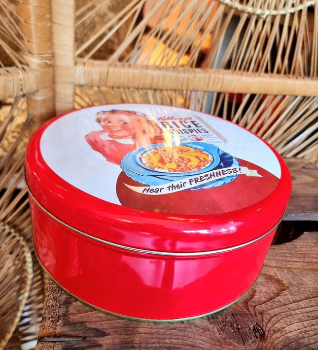 Vintage Kellogg's Storage Tin - Yatva