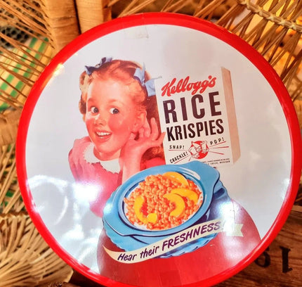 Vintage Kellogg's Storage Tin - Yatva