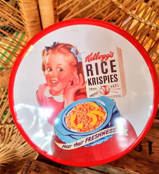 Vintage Kellogg's Storage Tin - Yatva