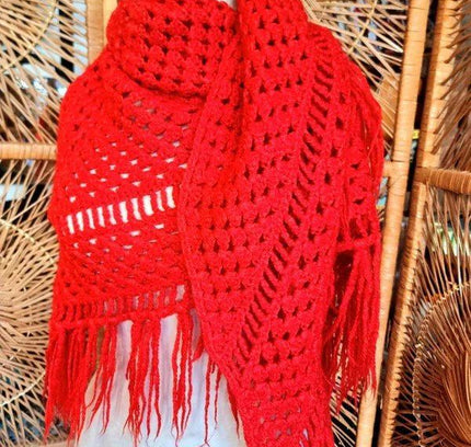Vintage Knitted Cape - Yatva