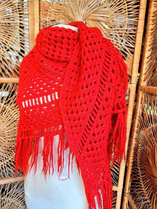 Vintage Knitted Cape - Yatva