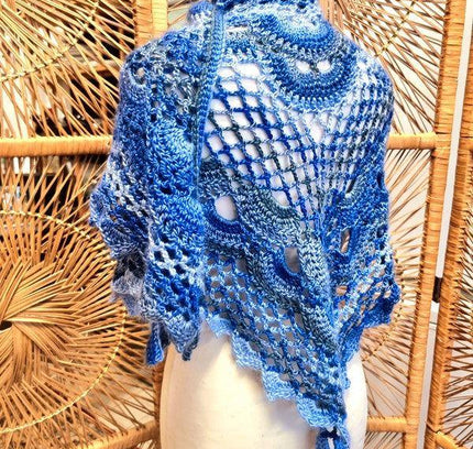 Vintage Knitwear Scarf Shawl - Yatva