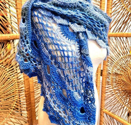 Vintage Knitwear Scarf Shawl - Yatva