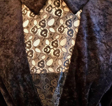 Vintage La Madeleine 80's Velvet Dress - Yatva