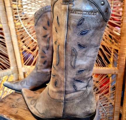 Vintage Lake Eagle Cowboy Boots - Yatva