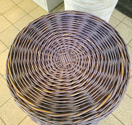 Vintage Large Woven Wicker Rattan Laundry Basket - Storage Hamper with Lid - Yatva