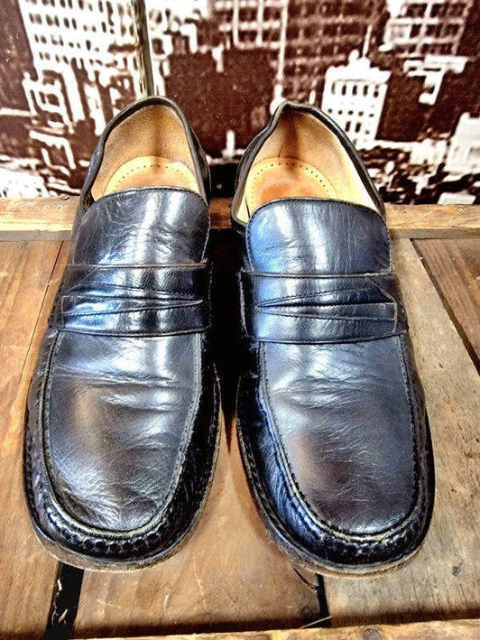 Vintage Leather 80's Slip On Shoes - Yatva