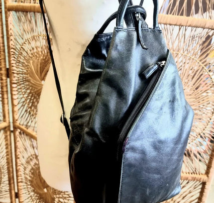 Vintage Leather Backpack - Yatva