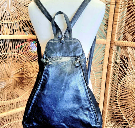 Vintage Leather Backpack - Yatva