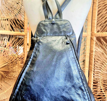Vintage Leather Backpack - Yatva