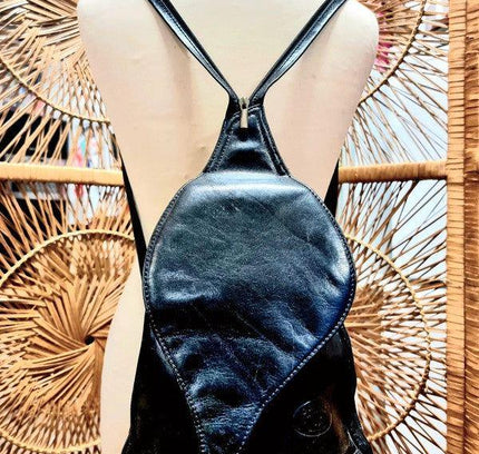 Vintage Leather Backpack - Yatva