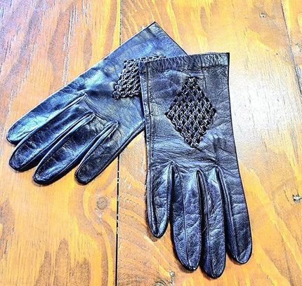 Vintage Leather Gloves - Yatva