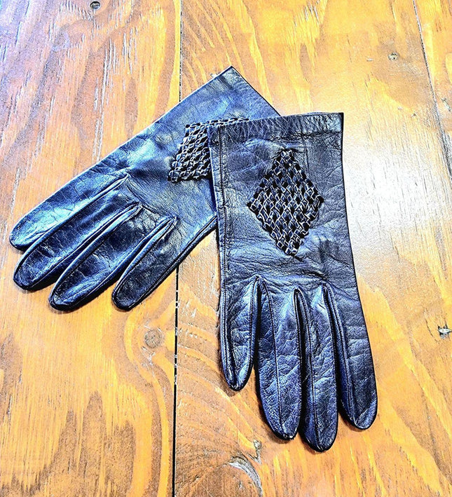 Vintage Leather Gloves - Yatva