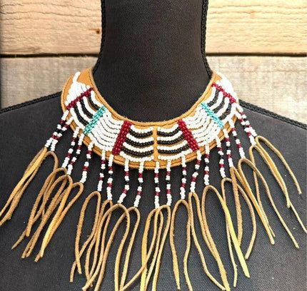 Vintage Leather Necklace - Yatva