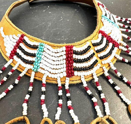 Vintage Leather Necklace - Yatva