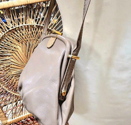 Vintage Leather Shoulder Bag - Yatva
