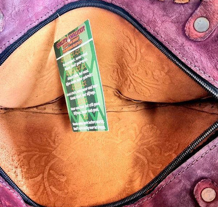 Vintage Leather Shoulder Bag - Yatva