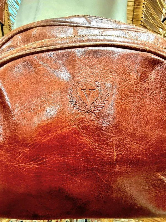 Vintage Leather Shoulder Bag - Yatva