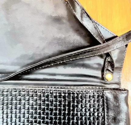 Vintage Leather Shoulder / Clutch Bag - Yatva