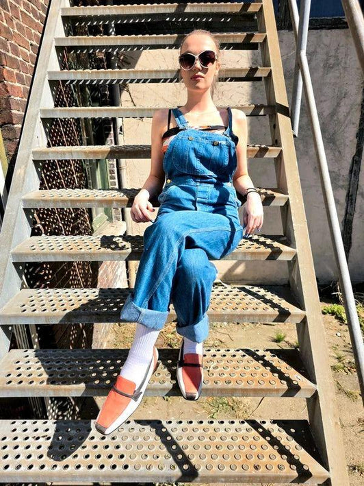 Vintage Lee Denim Dungarees - Yatva