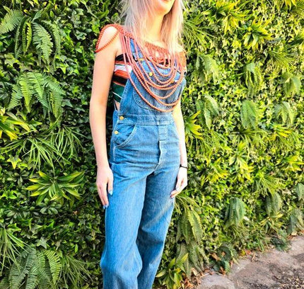 Vintage Lee Denim Dungarees - Yatva