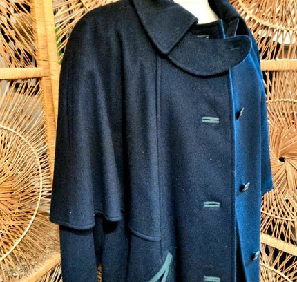 Vintage Lodenfrey Cape Coat - Yatva