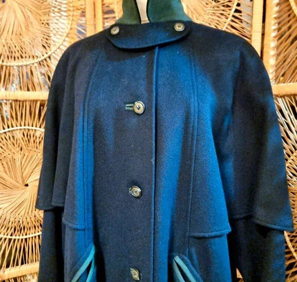 Vintage Lodenfrey Cape Coat - Yatva
