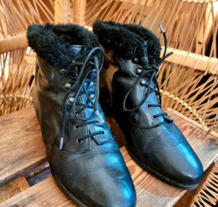 Vintage Luftpolster Ankle Boots - Yatva