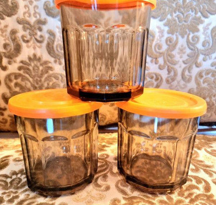 Vintage Luminarc France 500ml Jar With Cover - Yatva