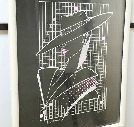Vintage Madonna Art Print - 80s Style - Yatva