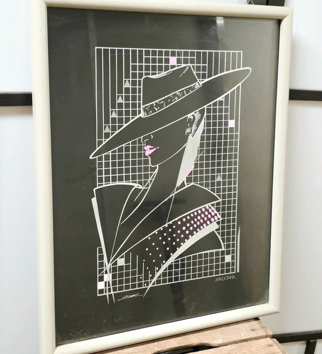 Vintage Madonna Art Print - 80s Style - Yatva