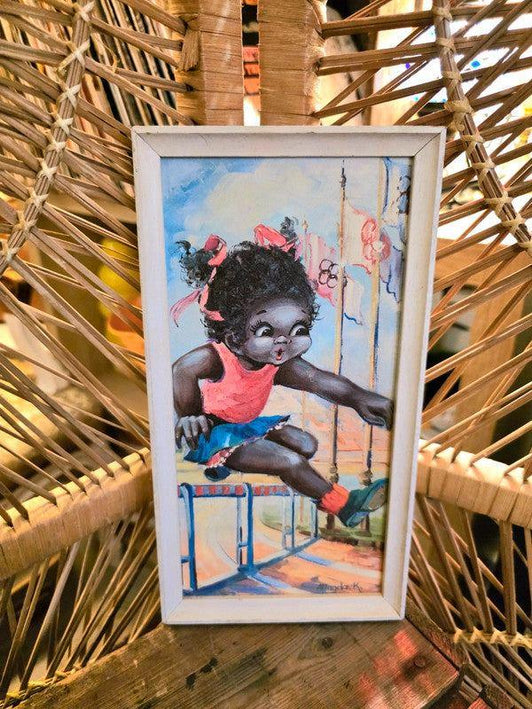 Vintage Magda K Framed Print - Yatva
