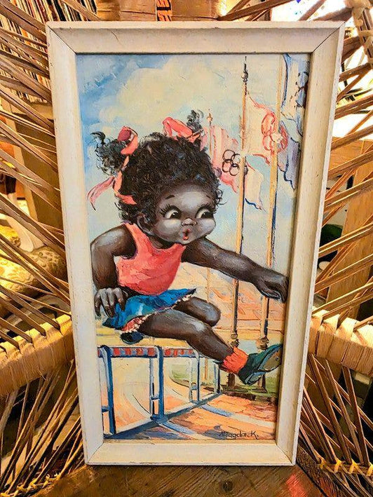 Vintage Magda K Framed Print - Yatva