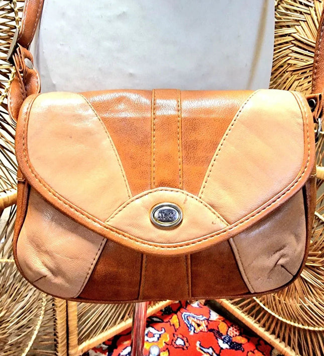 Vintage M.C Leather Shoulder Bag - Yatva