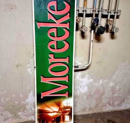 Vintage Metal Enamel Beer Advertising Sign - Yatva