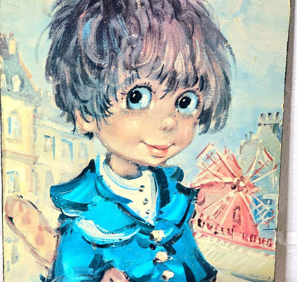 Vintage Michel Thomas Painting - Yatva