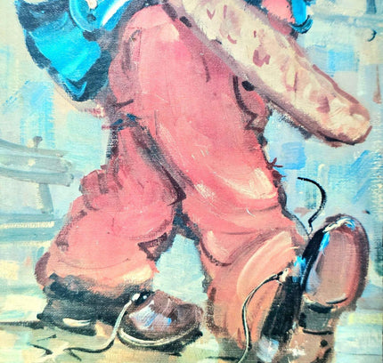 Vintage Michel Thomas Painting - Yatva