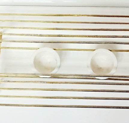 Vintage Mid Century Brass Chafing Stand & Buffet Food Warmer - Yatva