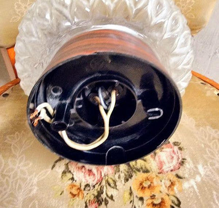 Vintage Mid Century Design Glass Ceiling Lamp - Yatva