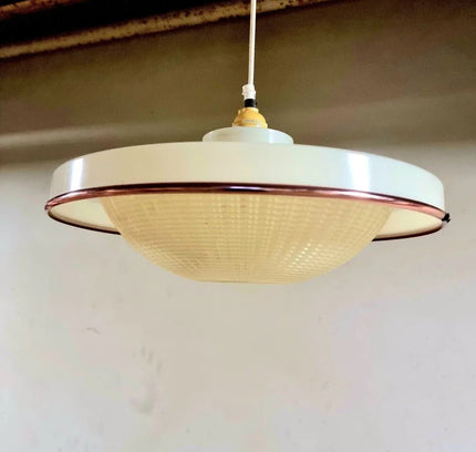 Vintage Mid Century Flying Saucer /UFO Ceiling Lamp - Yatva