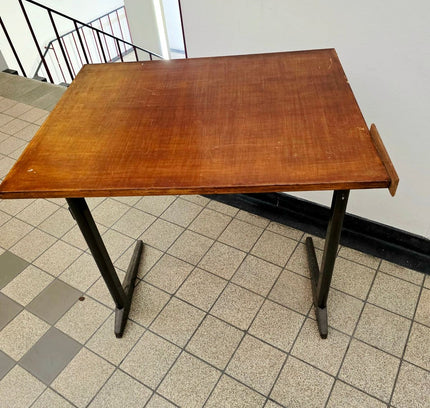 Vintage Mid - Century Industrial Adjustable Drafting Table - Yatva