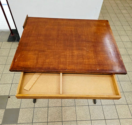 Vintage Mid - Century Industrial Adjustable Drafting Table - Yatva