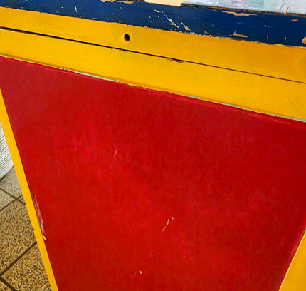 Vintage Mid - Century "Mondrian Style" Multi - Color Children's Commode & Changing Table - Yatva