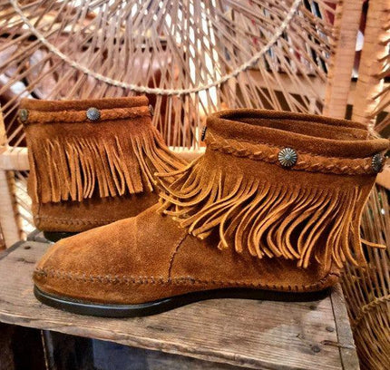 Vintage Minnetonka Women's Ankle Boots. - Yatva